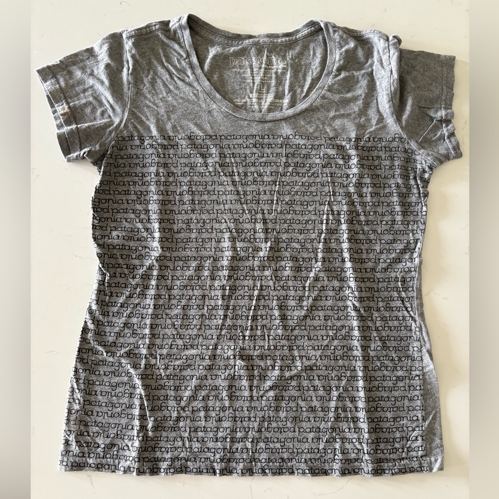 Patagonia Gray Logo Women's Tee
